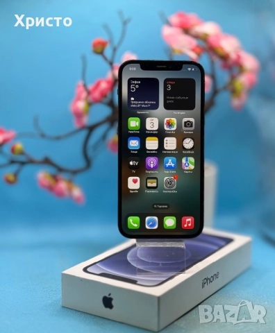 Apple iPhone 12, 64GB, 4GB RAM, 5G, Black , снимка 2 - Apple iPhone - 52653805