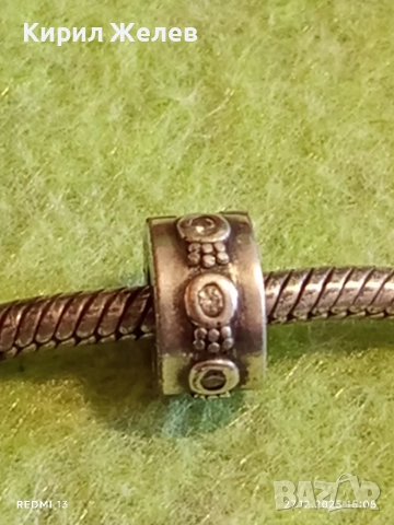 Сребърна гривна от колекция Pandora Moments верижка тип змийска кожа 27568, снимка 8 - Гривни - 52912661