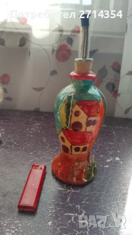 Ръчно рисуван Оливерник, снимка 4 - Антикварни и старинни предмети - 49856219