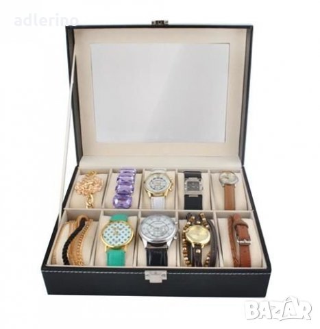 Органайзер за часовници, бижута, аксесоари с 10 отделения , снимка 2 - Други - 35739145