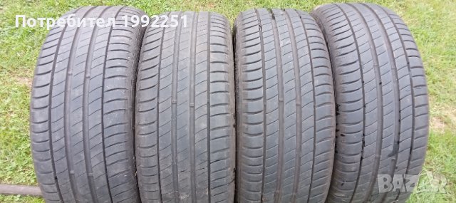 4бр. летни гуми 205/45R17 Michelin Primacy3 DOT 1114. 5.5мм и 6.5мм дълбочина на шарката.  Цената е 