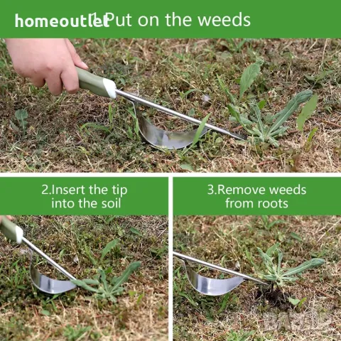ПРОМОЦИЯ Градински инструмент за премахване на плевели WORTH T617B00, снимка 3 - Други инструменти - 48850608