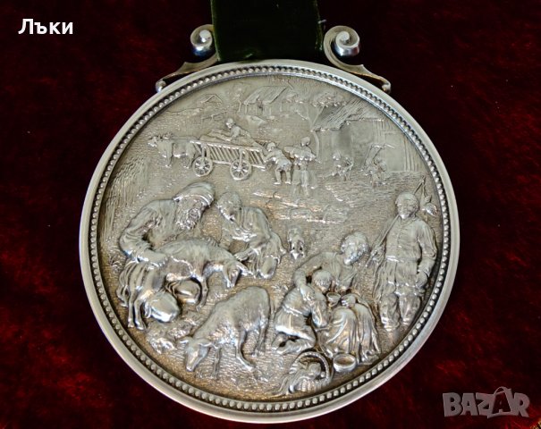 Плакет,пано от калай Пролет на SkS. , снимка 2 - Антикварни и старинни предмети - 39051109