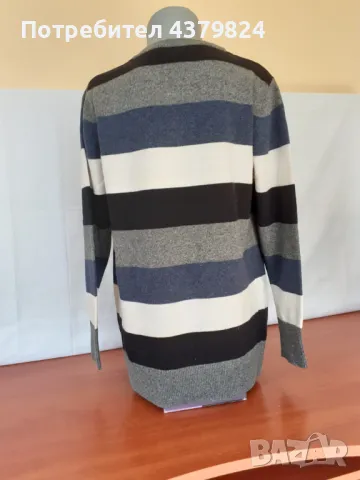 Нов детски немски плетен пуловер, р.134/140, 100% памук.. , снимка 2 - Детски анцузи и суичери - 49021308