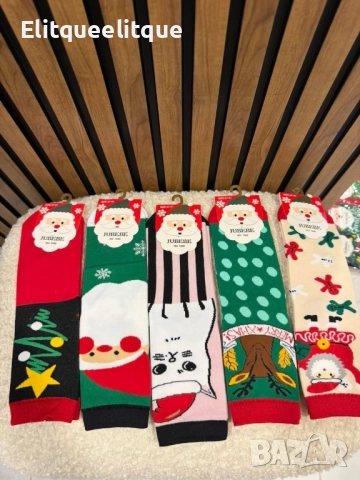 коледни чорапи , снимка 3 - Дамски чорапи - 52416033