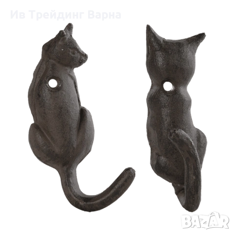 2 бр. Чугунени закачалки - КОТКА