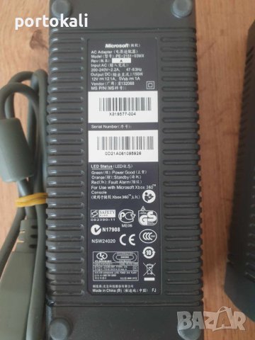 +Гаранция XBOX 360 Ексбокс оригинално зарядно захранване 150W, снимка 5 - Аксесоари - 42261094