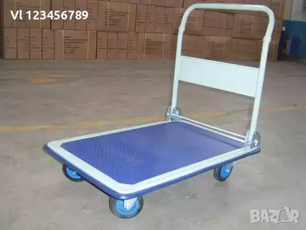 Ръчна багажна платформена количка в 2 варианта -150/300 кг-сгваема
