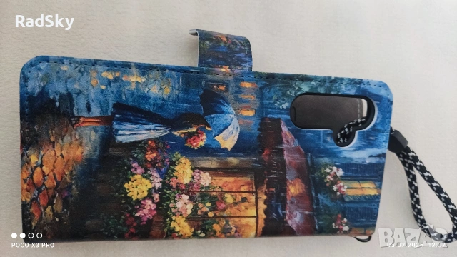 Телефон Samsung A14 плюс нов кожен калъф, снимка 6 - Samsung - 53367370