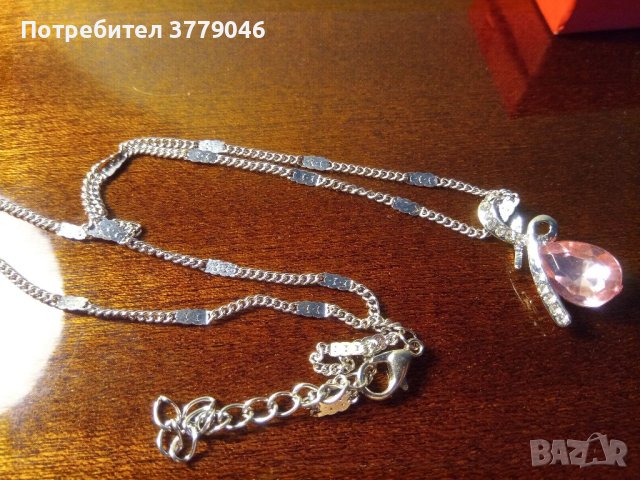 Колие с кристал, снимка 7 - Колиета, медальони, синджири - 41449015