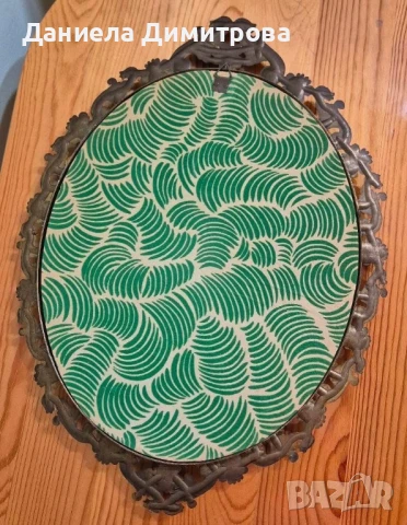 Разкошна рамка/картина от бронз/месинг с изображение на дама, снимка 6 - Други ценни предмети - 51020836