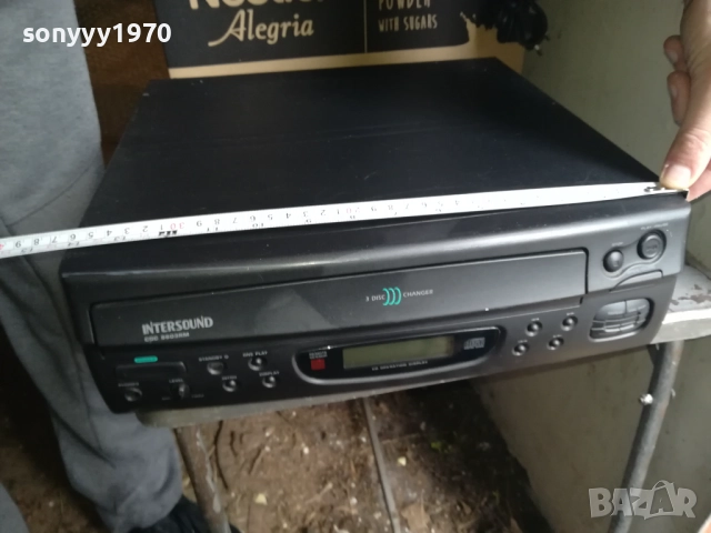 INTERSOUND CDC 8603RM 3 DISC ROTARY CD PLAYER-ВНОС SWISS 0911251842LCHERY2