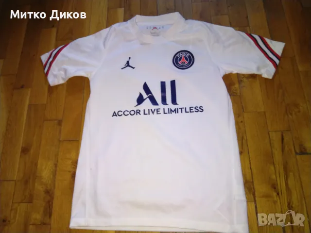 Футболна тениска на ПСЖ отлична маркова на Найк Джордан дете юноши М размер 137-147см