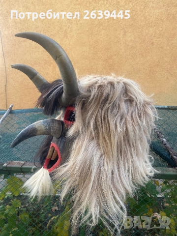 Кукерска/сурвакарска маска , снимка 2 - Антикварни и старинни предмети - 52189560