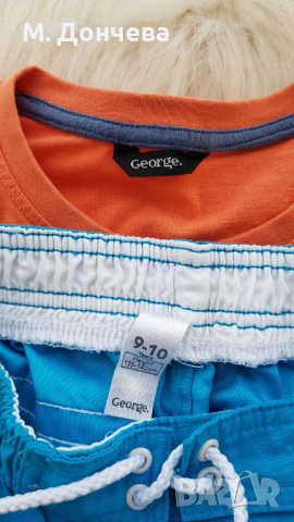 Тениска и къси панталони George 9-10 години, снимка 2 - Детски комплекти - 41203768