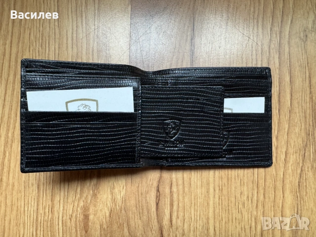 J. Wilson мъжки портфейл портмоне естествена кожа внос Англия, снимка 3 - Портфейли, портмонета - 53147943