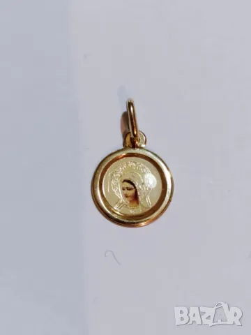 Нова златна висулка Богородица 51000, снимка 1