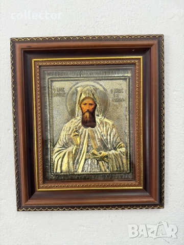 Икона - Свети Сава Нови Калимноски / сребро / позлата. №7693