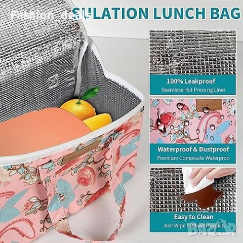 Нова Водоустойчива хладилна термична чанта за обяд пикник  , снимка 5 - Други стоки за дома - 41824421