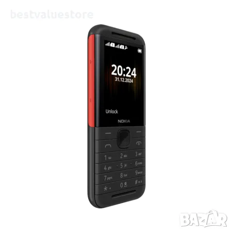 Nokia 5310 2024 Dual Black/red Мобилен Телефон Gsm 2.40 , Задна Камера 0.3 Mpx, снимка 3 - Nokia - 49234766