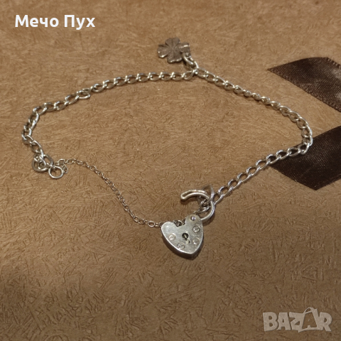 Сребърна гривна (259), снимка 2 - Гривни - 44829264