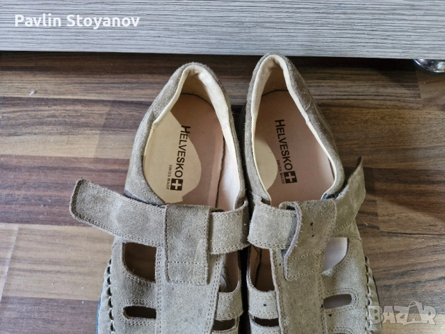 Нови мъжки швейцарски обувки Helvesko - 42 номер , снимка 2 - Ежедневни обувки - 51569224