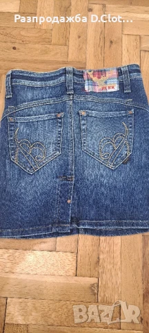 две дънкови поли XS-S , снимка 6 - Поли - 51114888