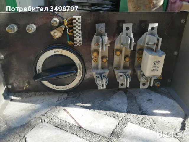 Табло пакетен превключвател 500V 100A