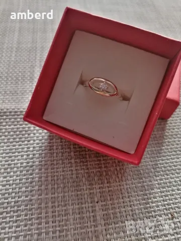 Нежен сребърен пръстен - модел PLR027, снимка 5 - Пръстени - 48831496