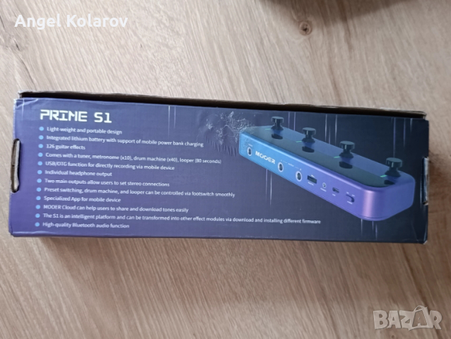 Процесор за електрическа китара  MOOER S1 , снимка 5 - Китари - 52799302
