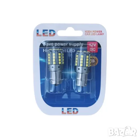 Paolo LED крушки P21W BA15S 12V 2 броя, снимка 4 - Аксесоари и консумативи - 55864922