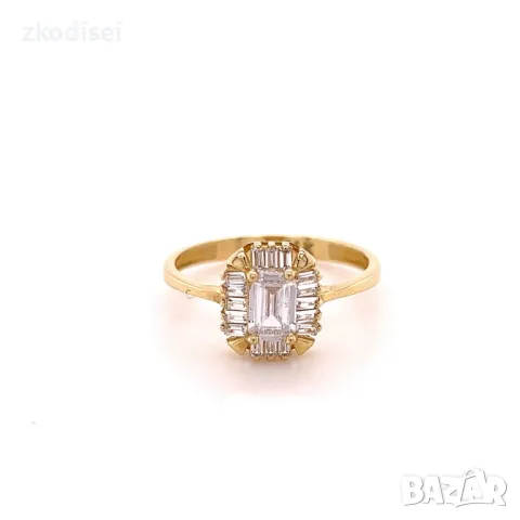 Златен дамски пръстен 1,78гр. 14кр. проба:585 модел:26601-4