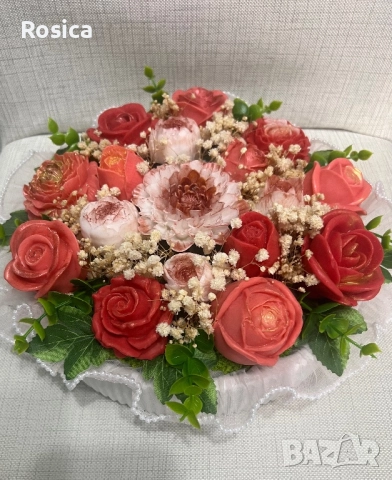 Ароматна глицеринова аранжировка, снимка 2 - Ръчно изработени сувенири - 51944584