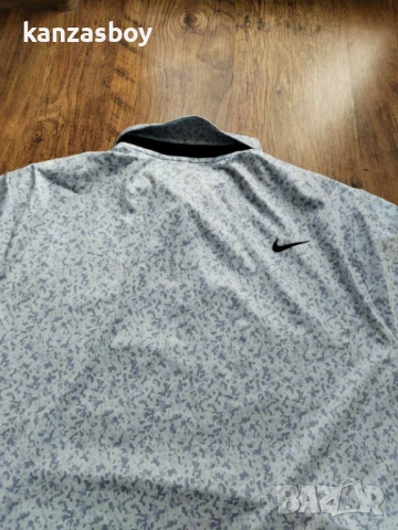 Nike Dri-FIT Tour Camo Golf Polo Purple - страхотна мъжка тениска КАТО НОВА ХЛ, снимка 6 - Тениски - 51009578