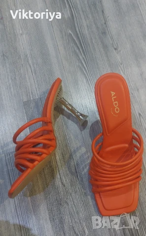 Дамскй сандали на висок ток, снимка 4 - Сандали - 51240297