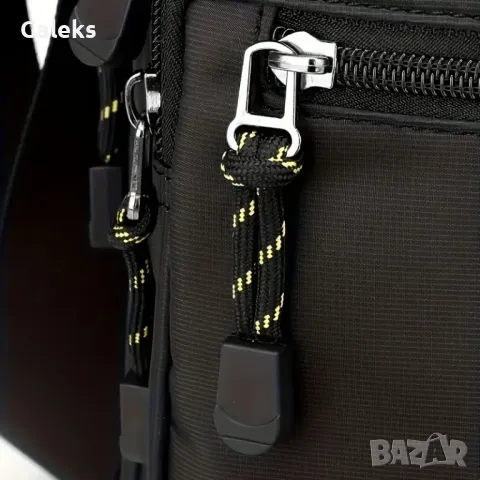 Модерна унисекс чанта за (през рамо) свободното време с голям капацитет /Черен Оксфордски плат!, снимка 8 - Чанти - 50069047