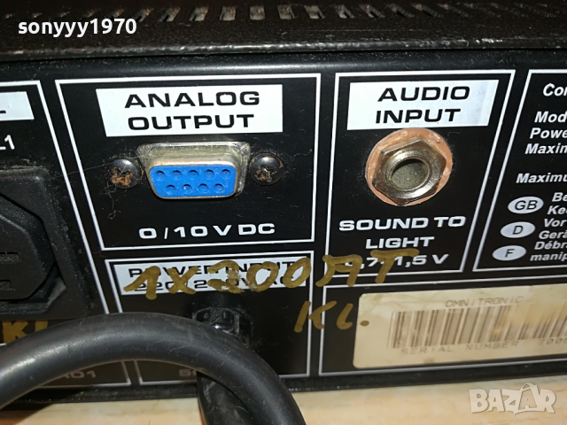 OMNITRONIC DISCO LIGHT-GERMANY 2003221759, снимка 16 - Ресийвъри, усилватели, смесителни пултове - 36171451