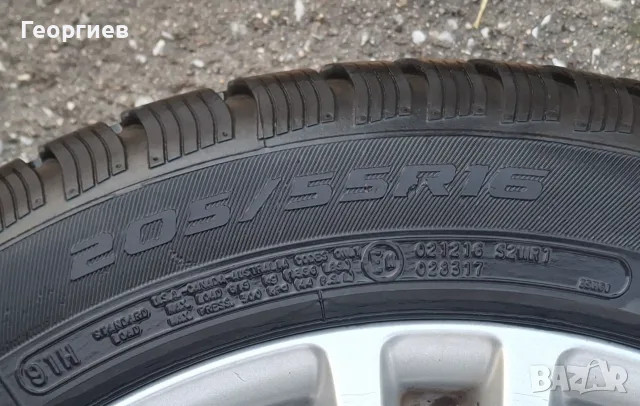 Оригинални лети джанти Ford 16" със зимни гуми, снимка 4 - Гуми и джанти - 55772249