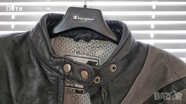 Винтидж кожено мото яке Vanucci moto, снимка 10 - Якета - 51050907