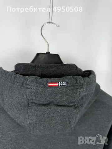 U.S. Polo Assn. Памучна блуза с качулка, размер S, снимка 8 - Суичъри - 56091106