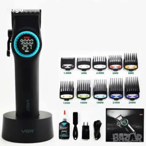 Мощен тример за коса и брада VGR V-001, снимка 5 - Тримери - 50419351
