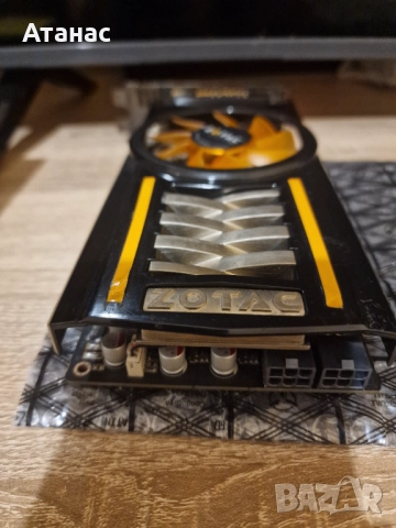 2бр ретро видеокарти за SLI режим ZOTAC GTX 460 AMP! Edition 1GB DDR5 256bit , снимка 5 - Видеокарти - 51690917
