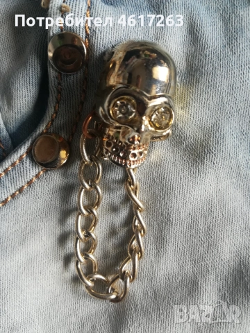 Къси дънкови панталони, L, снимка 4 - Къси панталони и бермуди - 52611044