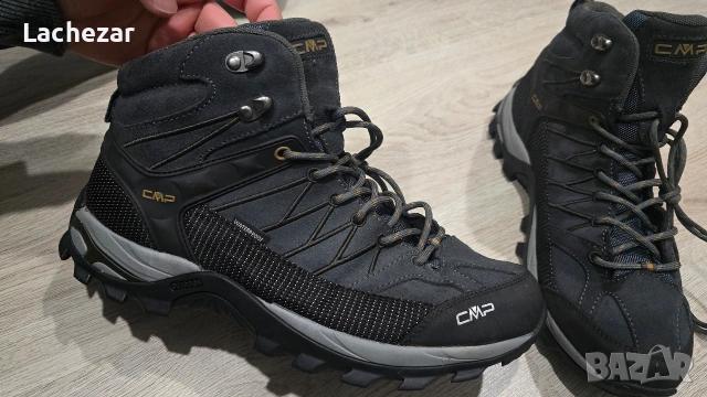Мъжки водоустойчиви туристически обувки CMP Rigel Mid, сиви, 45 3Q12947-68UH-