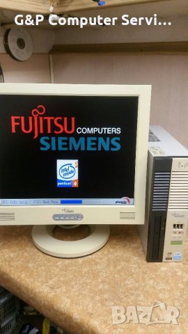 Продавам: Fujitsu-Siemens Компютър + Монитор - Комплект !!!, снимка 1 - За дома - 34859829