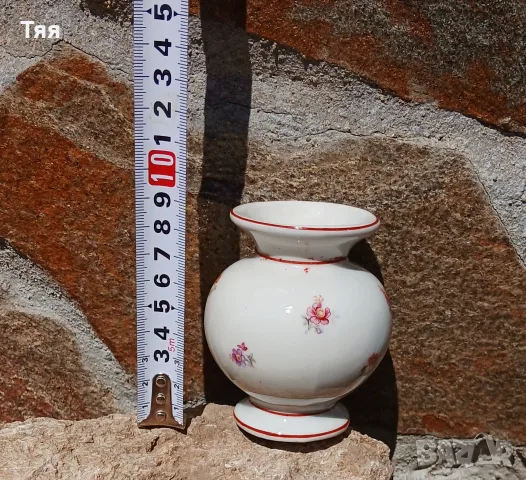 БГ порцелан пепелник и малка вазичка , снимка 2 - Антикварни и старинни предмети - 55768670