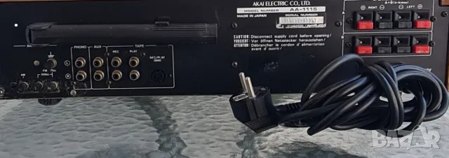 Ресивър AKAI AA 1115 във много добро състояние , снимка 2 - Ресийвъри, усилватели, смесителни пултове - 50073783