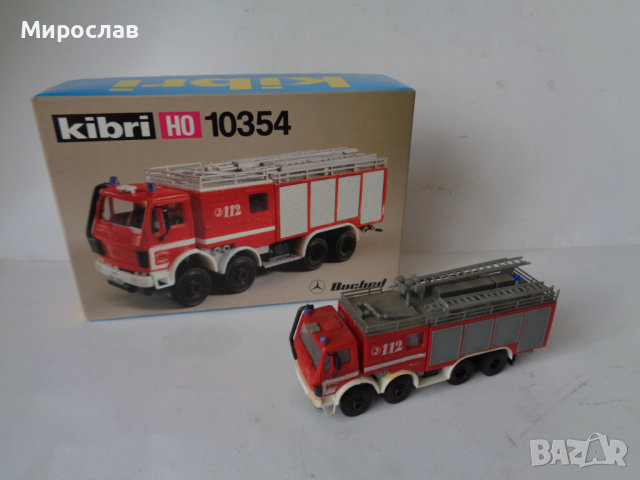 KIBRI H01/87 MERCEDES BENZ ПОЖАРНА КАМИОН МОДЕЛ ИГРАЧКА, снимка 6 - Колекции - 44583721