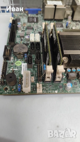 Supermicro A1SAi-2550F Intel Atom 32G RAM, снимка 3 - Работни компютри - 52360406