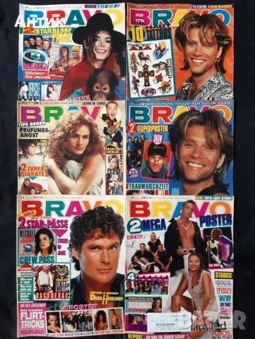 Голяма Колекция Стари Немски Списания BRAVO / POPCORN / 175 Броя / 1990 - 1994 год., снимка 5 - Списания и комикси - 52263367
